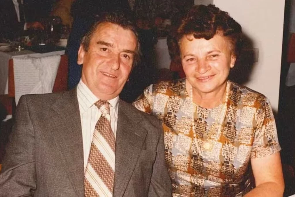 Irma Palasics With Her Husband Gregor
